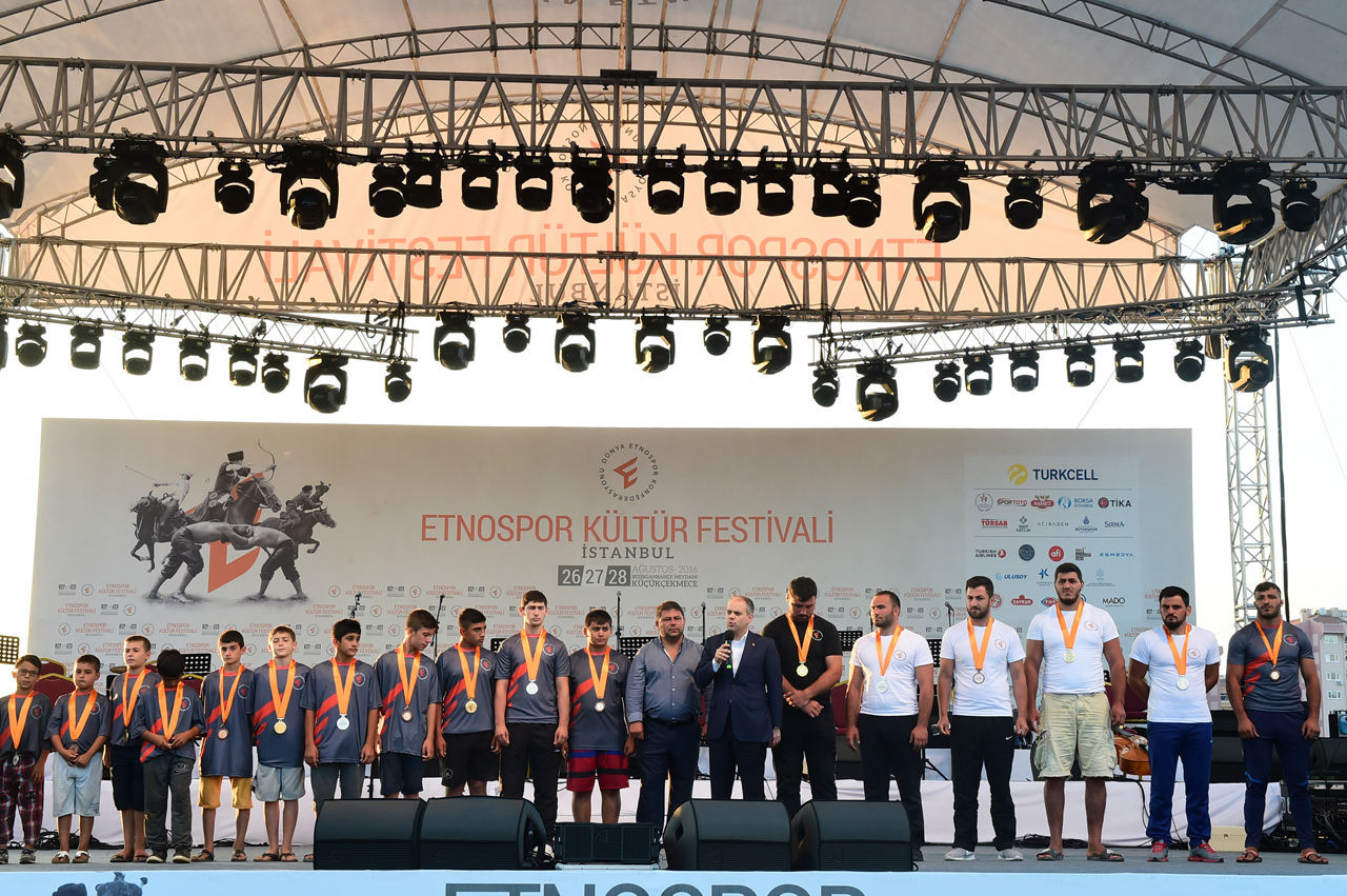 8. Etnospor Kültür Festivali Açılış Töreni