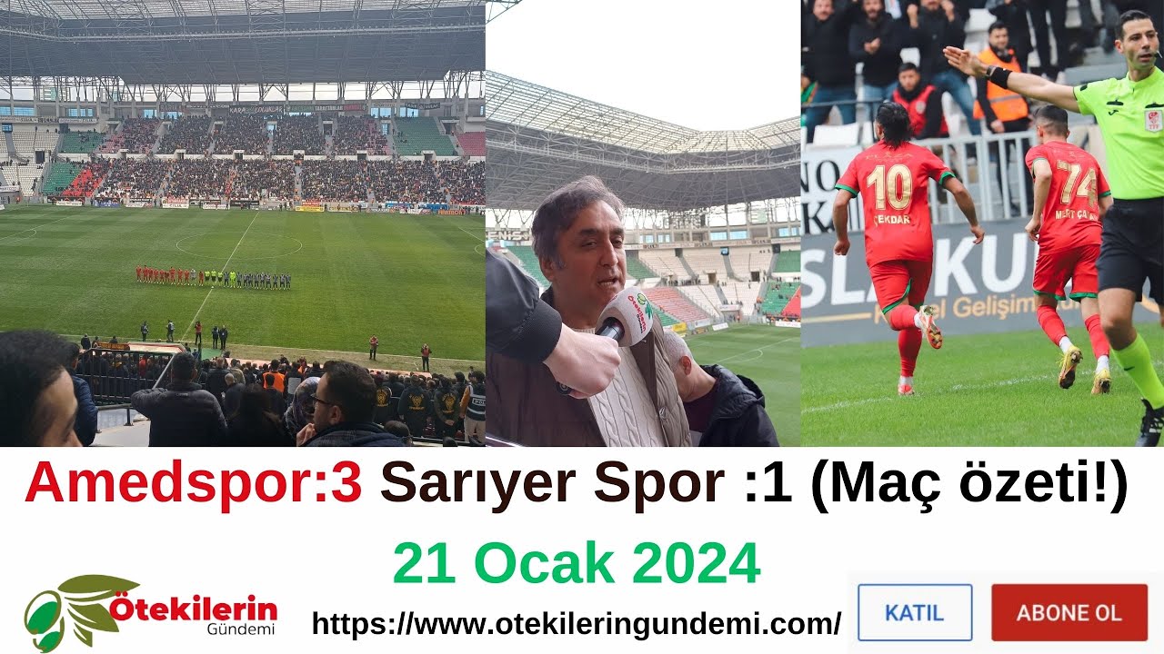 Amed SF - Sarıyerspor