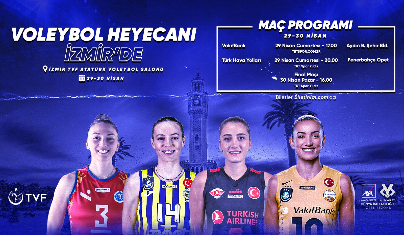 Axa Sigorta Kupa Voley Kadınlar Yarıfinal 2. Maç Vakıfbank 