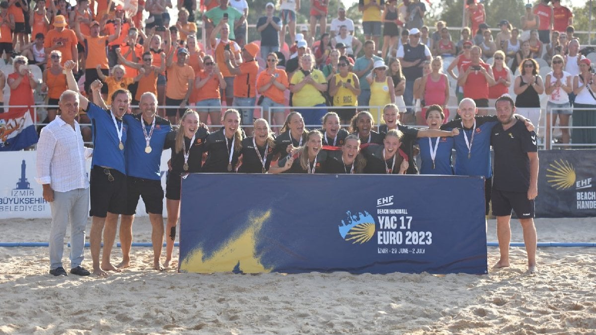 EHF PLAJ HENTBOLU HOLLANDA - İSPANYA