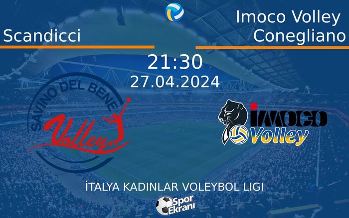 İTALYA KADINLAR VOLEYBOL LİGİ CONEGLİANO-NOVARO