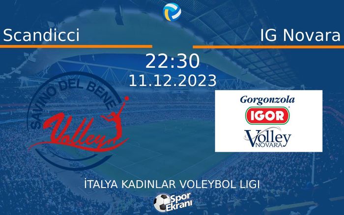 İTALYA KADINLAR VOLEYBOL LİGİ SCANDİCCİ-NOVARO