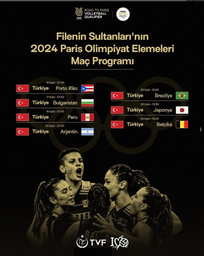 Paris 2024 Yaz Olimpiyat Oyunlarıvoleybol İtalya - Türkiye