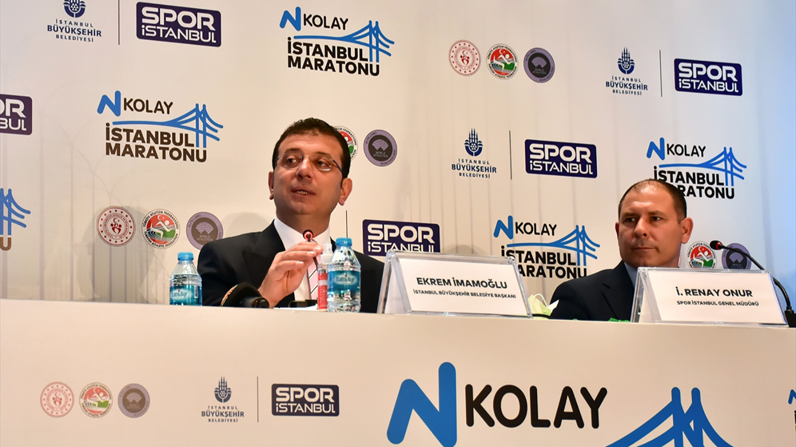 T. İş Bankası 45. İstanbul Maratonu Basın Toplantısı