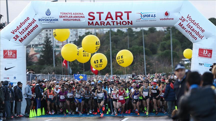 Türkiye İş B. 45. İstanbul Maratonu Start Röportajları