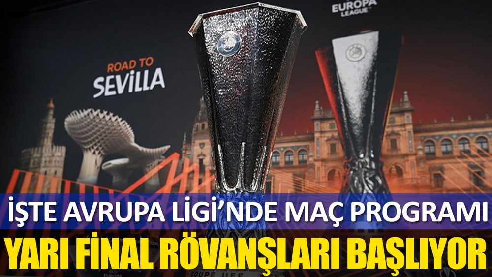 Uefa Avrupa Ligi Yarı Final Rövanş Turu Futbol Karşılaşmasıb